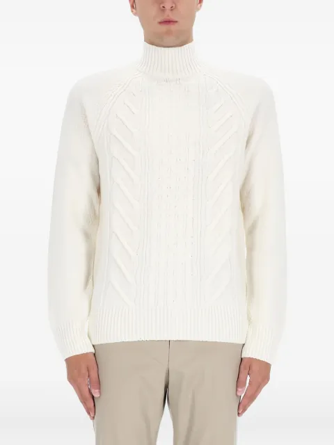 BOSS cable-knit sweater