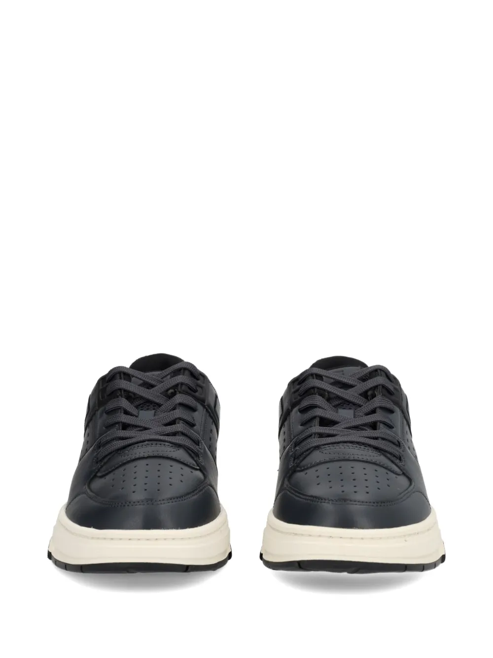 HUGO round-toe sneakers Blauw