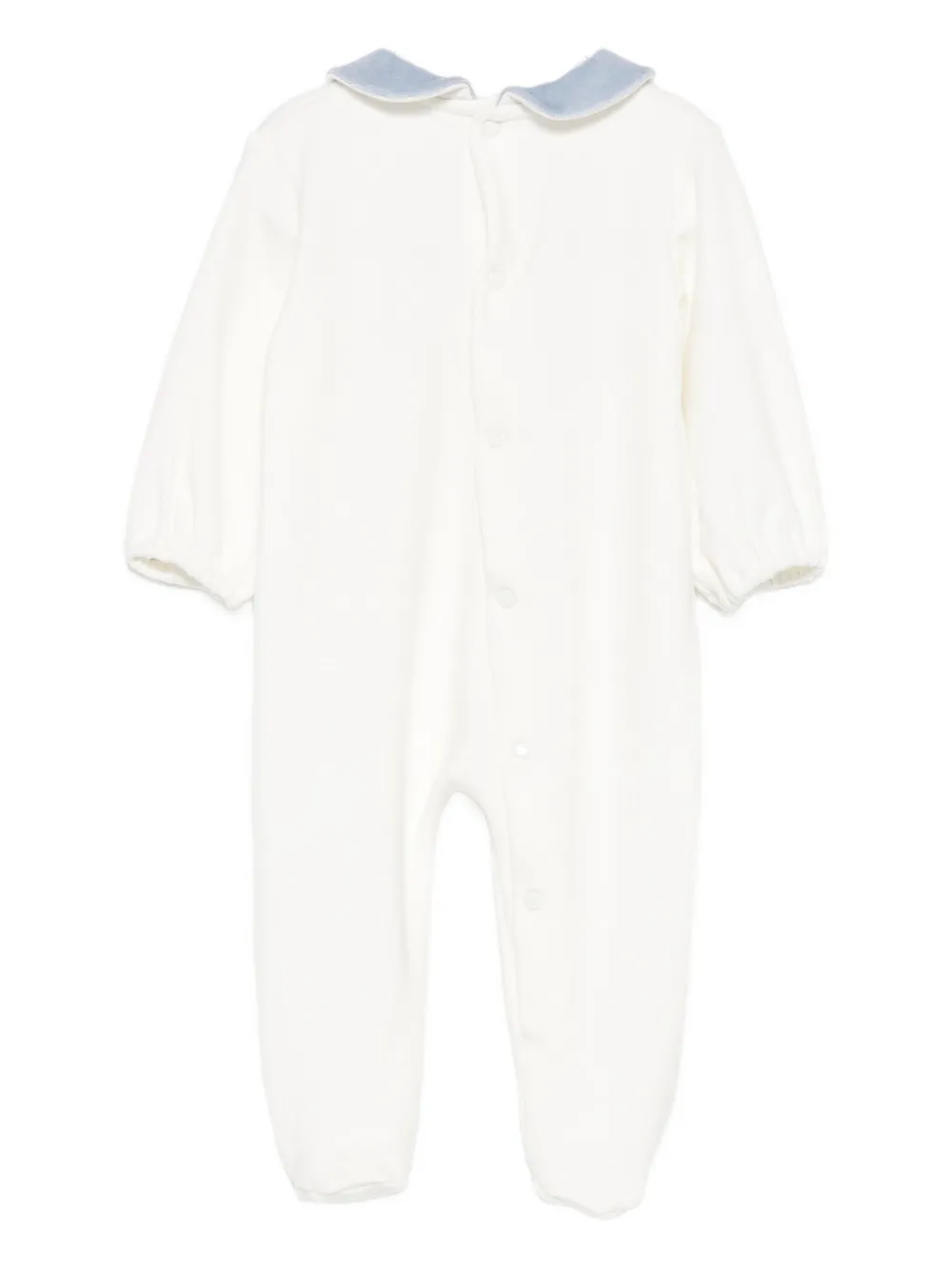 La Stupenderia Romper met borduurwerk Wit