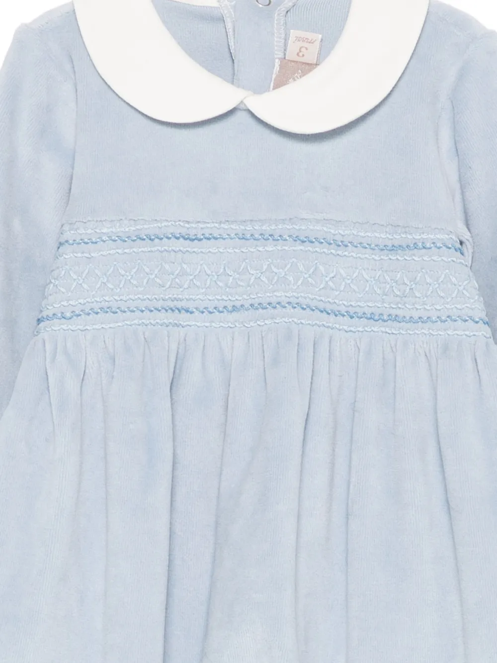 La Stupenderia Pyjama met borduurwerk Blauw