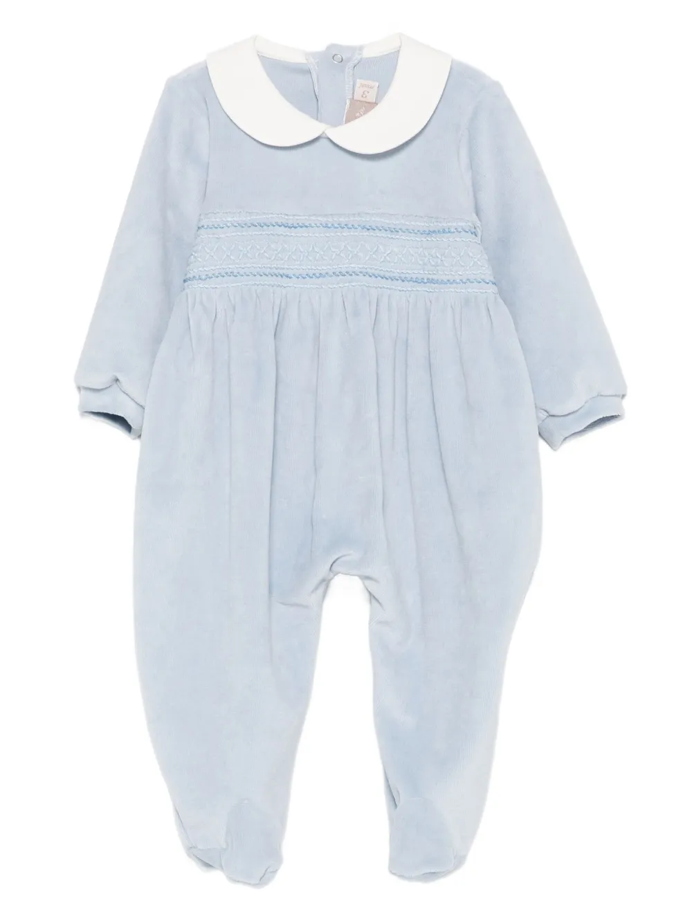 La Stupenderia embroidered pajama - Blu