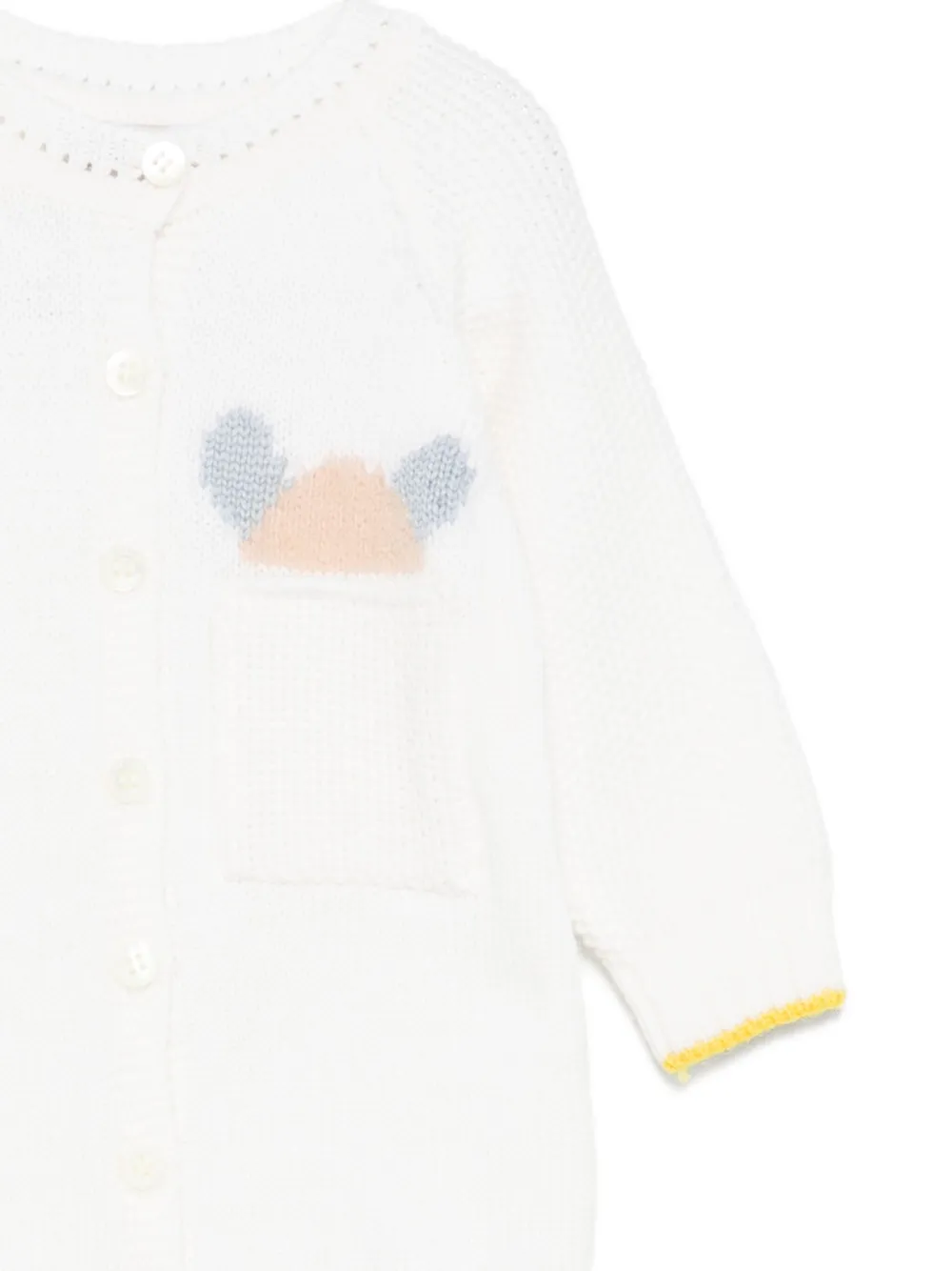 Gensami kids Romper met borstzak Wit