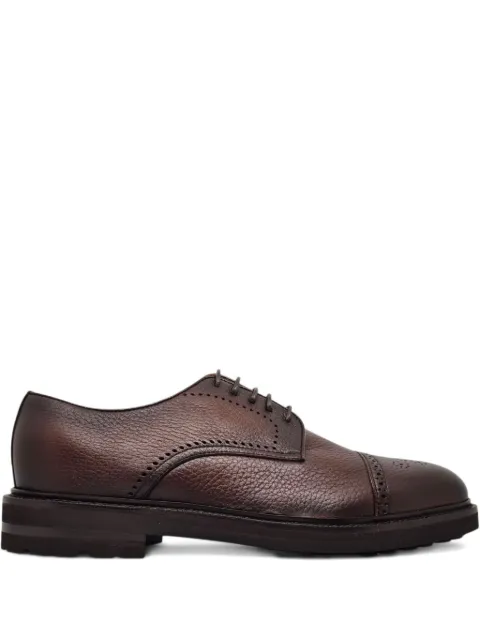 Henderson Baracco zapatos derby con perforaciones