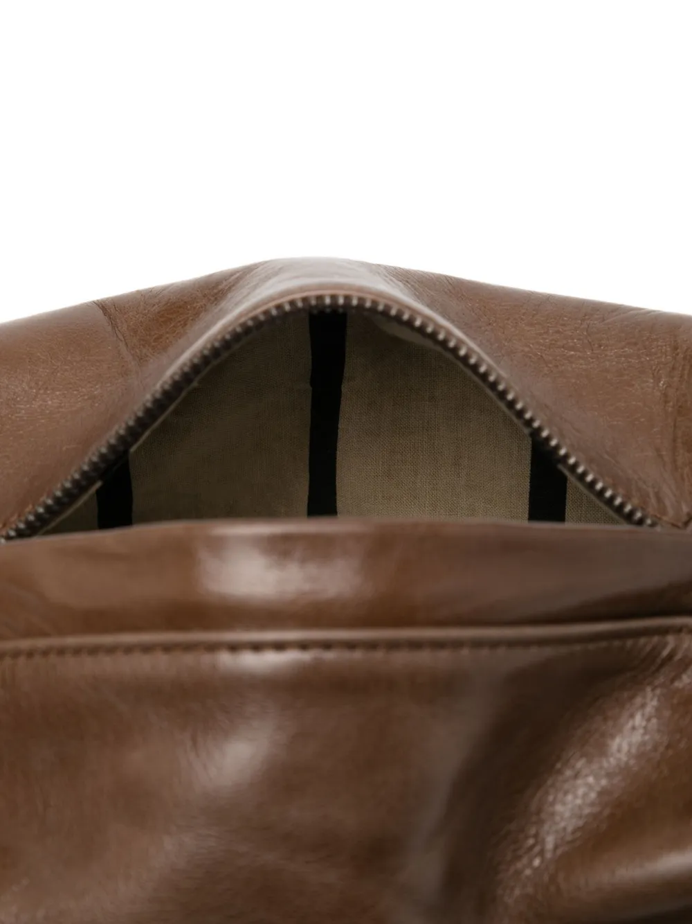 Uma Wang Faux-leather Shoulder Bag In Brown