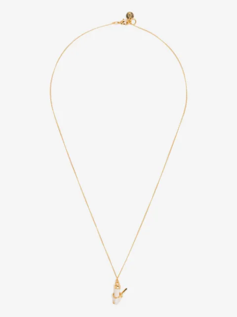 Undercover logo pendant necklace