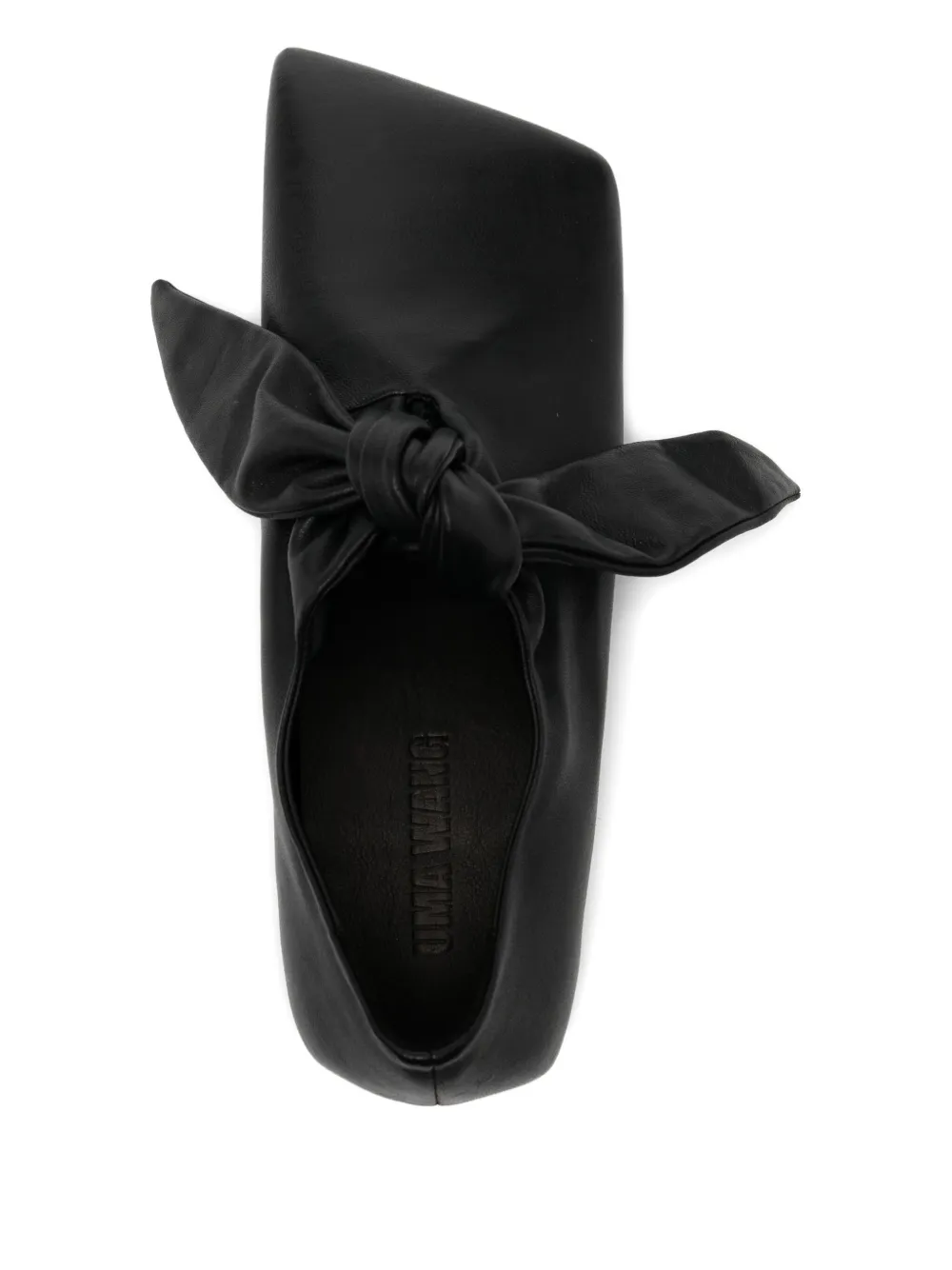 Uma Wang Bow Flat Pumps In Blue