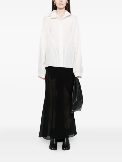 YEHUAFAN asymmetric-hem skirt