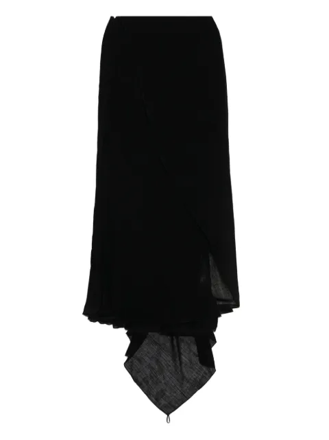 YEHUAFAN asymmetric-hem skirt