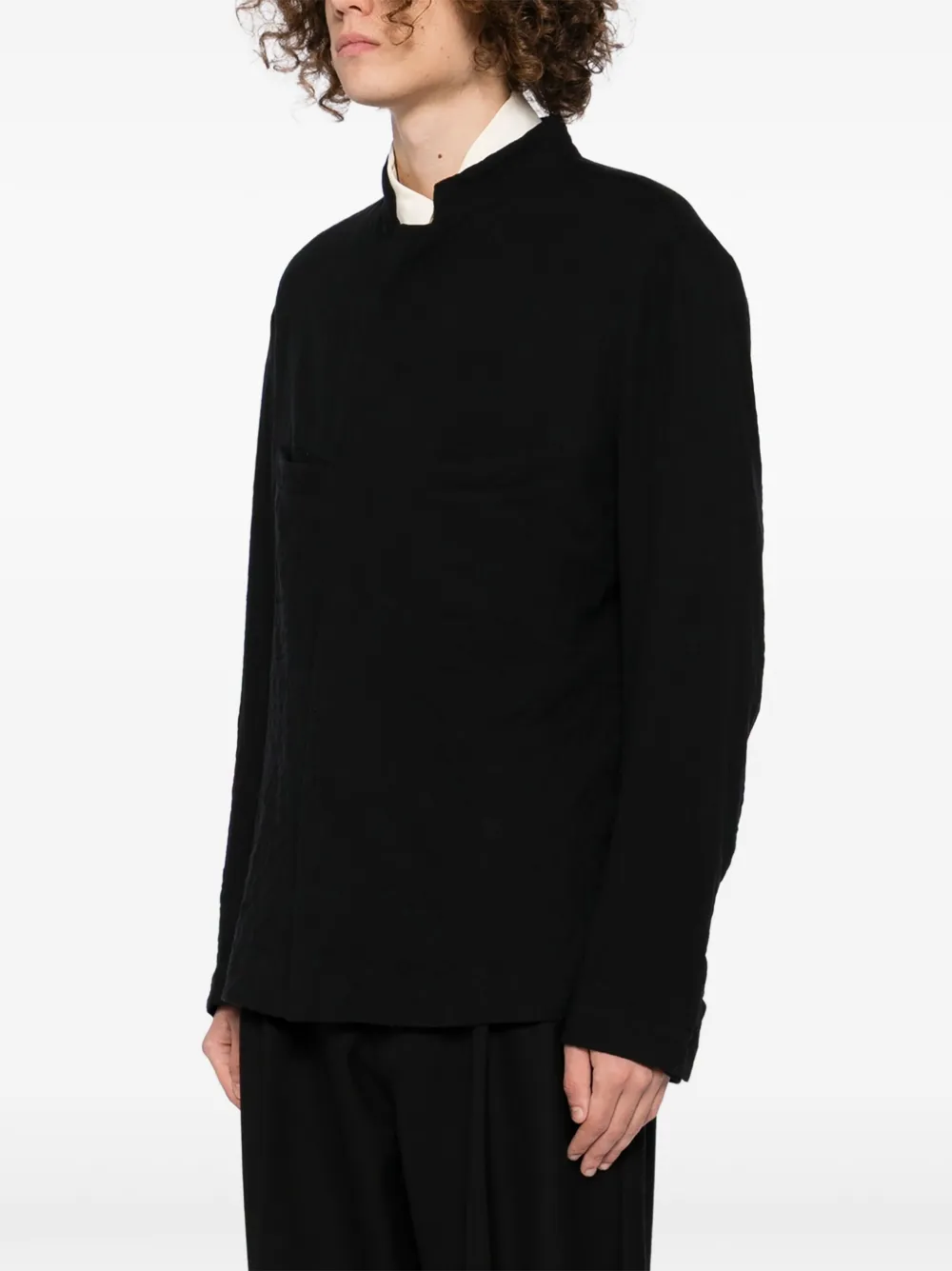 Forme D'expression Katoenen shirtjack Zwart