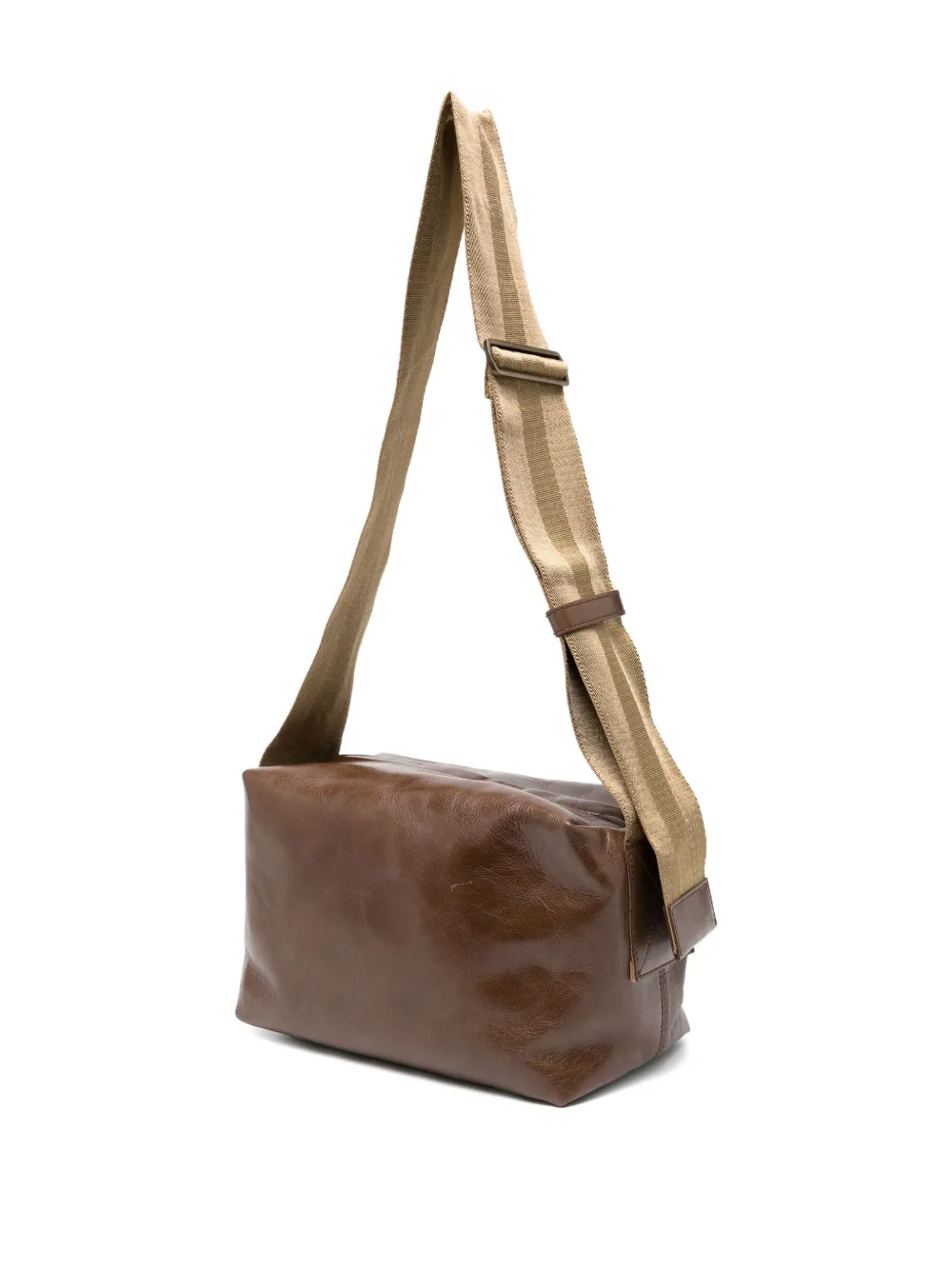 Uma Wang Schoudertas van imitatieleer Bruin