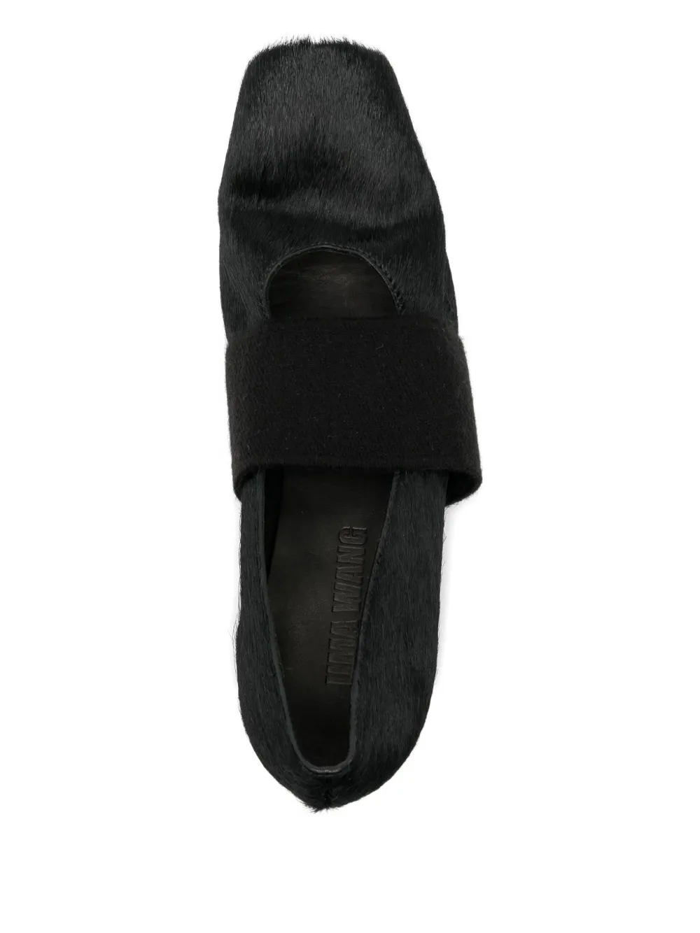 Uma Wang strap flat pumps Zwart