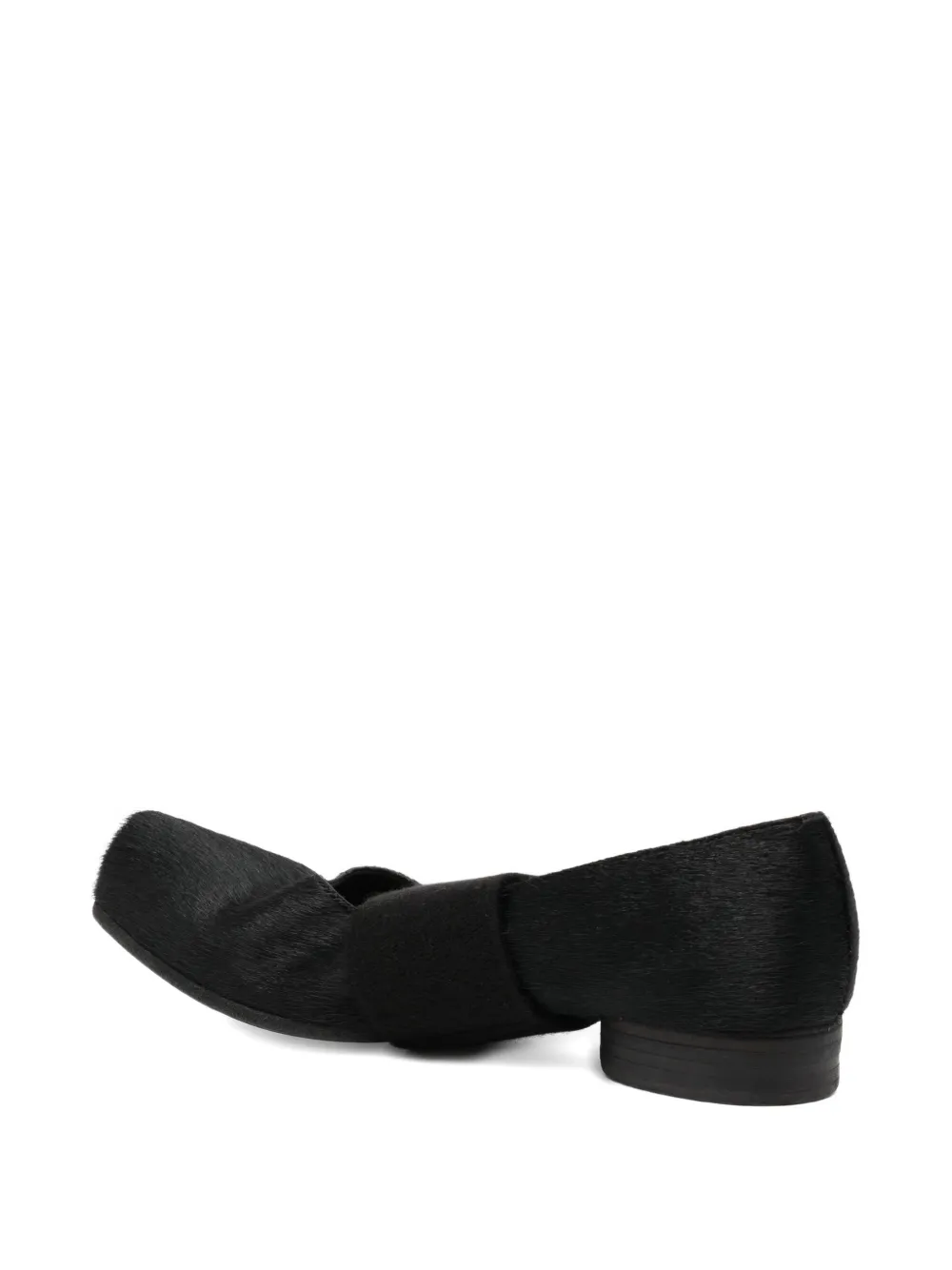 Uma Wang strap flat pumps Zwart