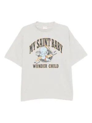 SAINT MXXXXXX Dirty Pig Short Sleeve T-shirt | White | FARFETCH