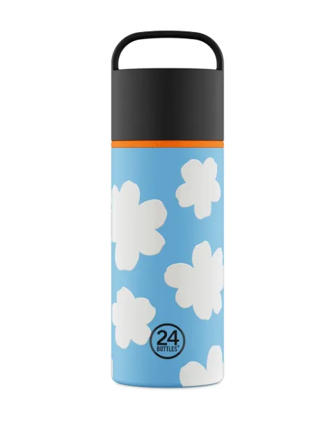 24bottles Flasche mit Blumen-Print (730ml)