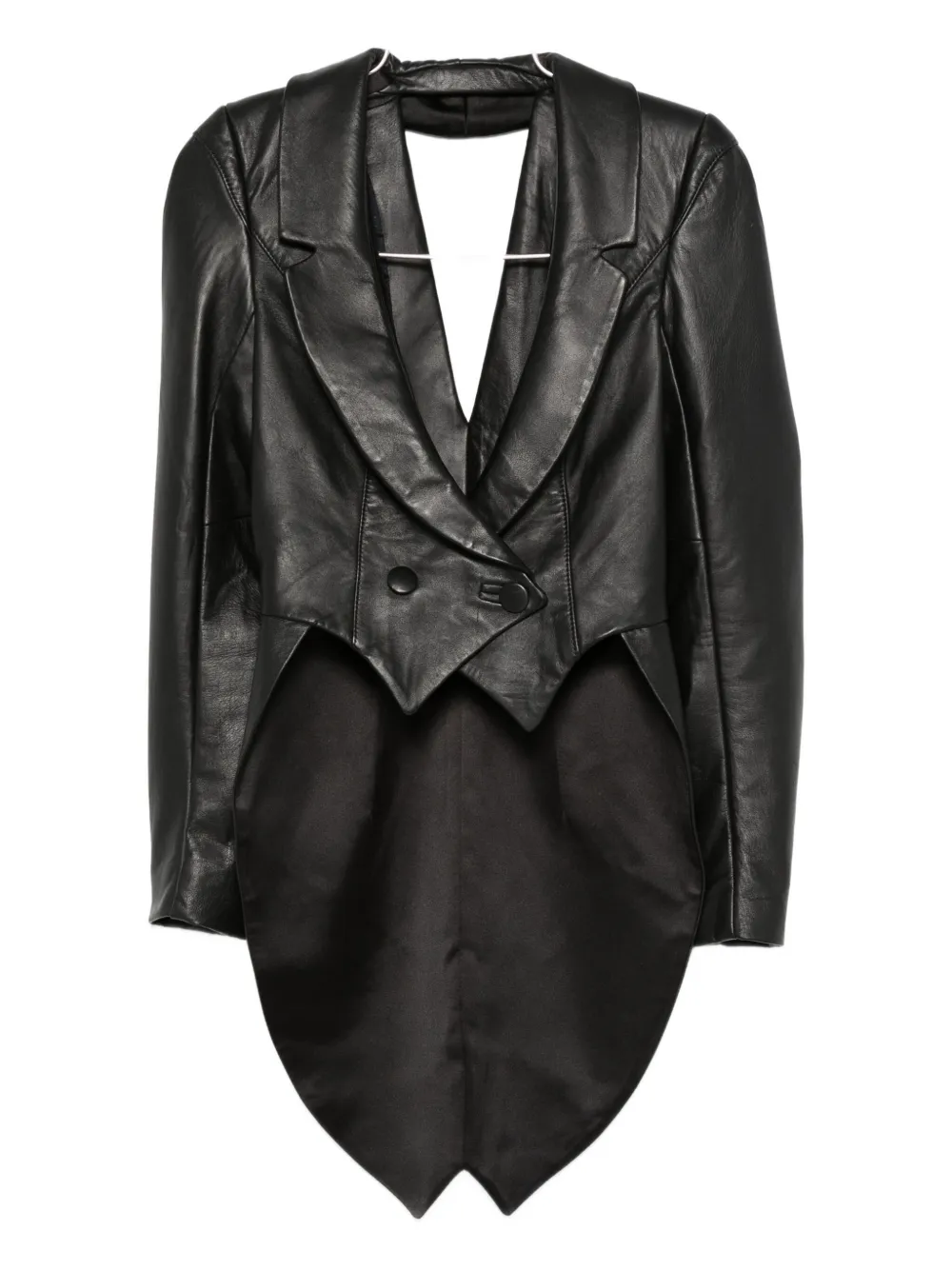 MITILIANE COUTURE double-breasted tailcoat jacket - Nero