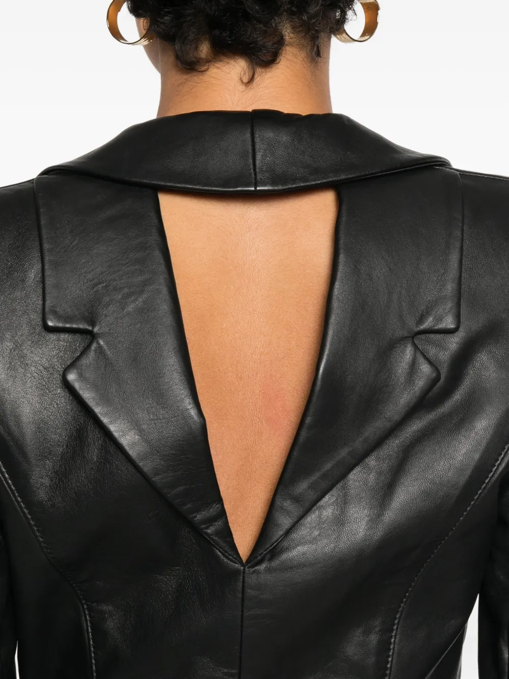 MITILIANE COUTURE Jack met dubbele rij knopen Zwart