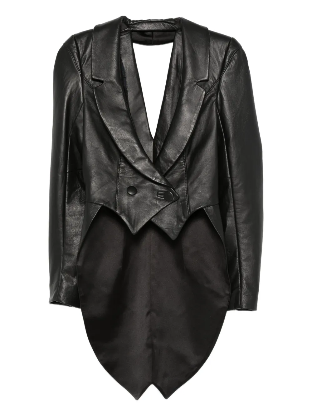 MITILIANE COUTURE double-breasted tailcoat jacket | Black | Image 1