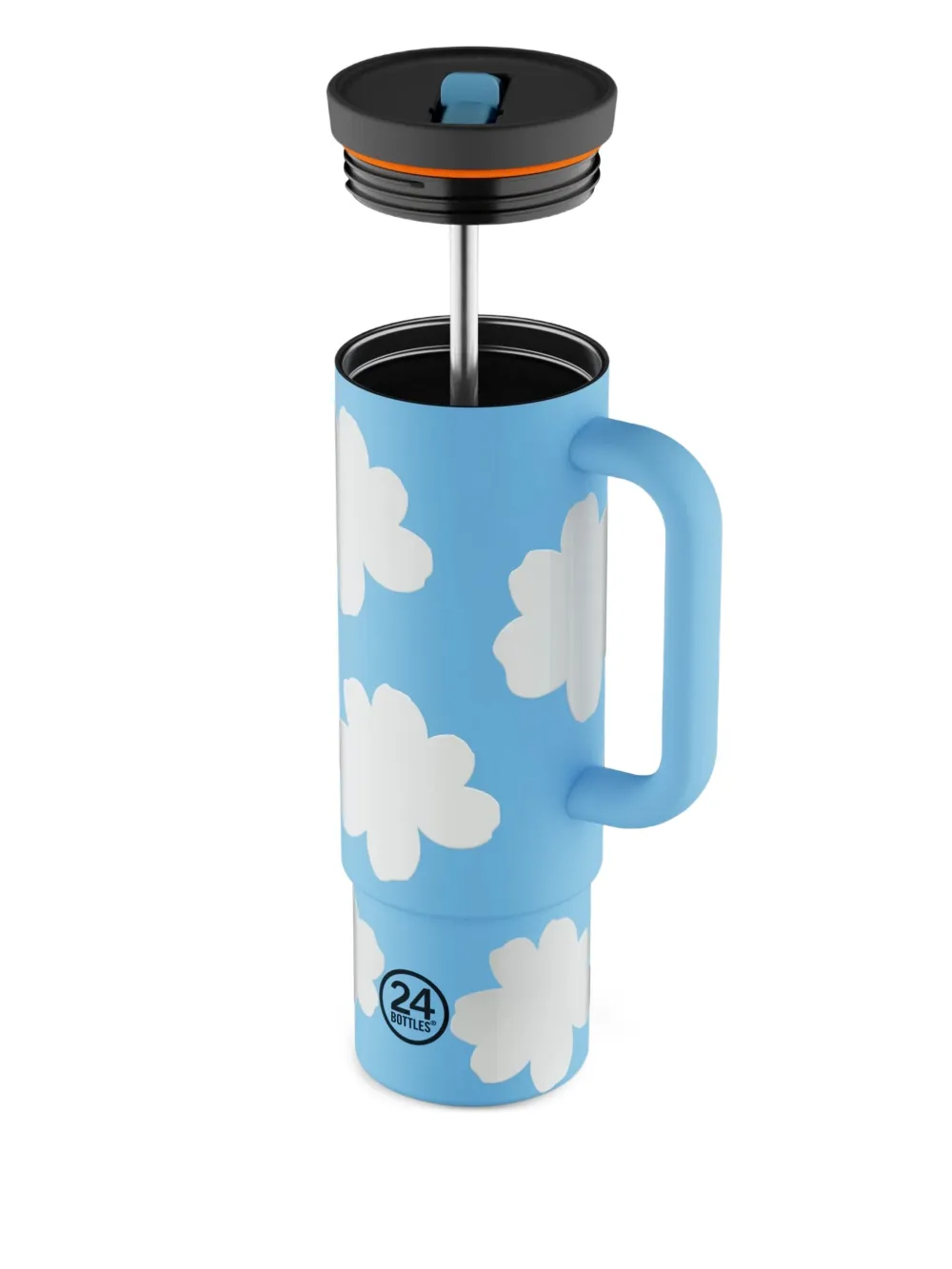 24bottles floral handle straw cup (800ml) | Water Bottles & Travel Mugs | Image 2