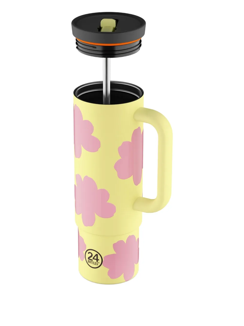 24bottles floral handle straw cup (800ml) | Water Bottles & Travel Mugs | Image 2