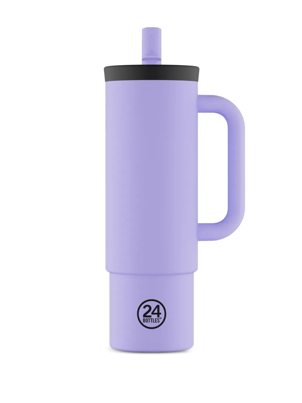 24bottles handle straw cup (800ml) | Purple | Image 1