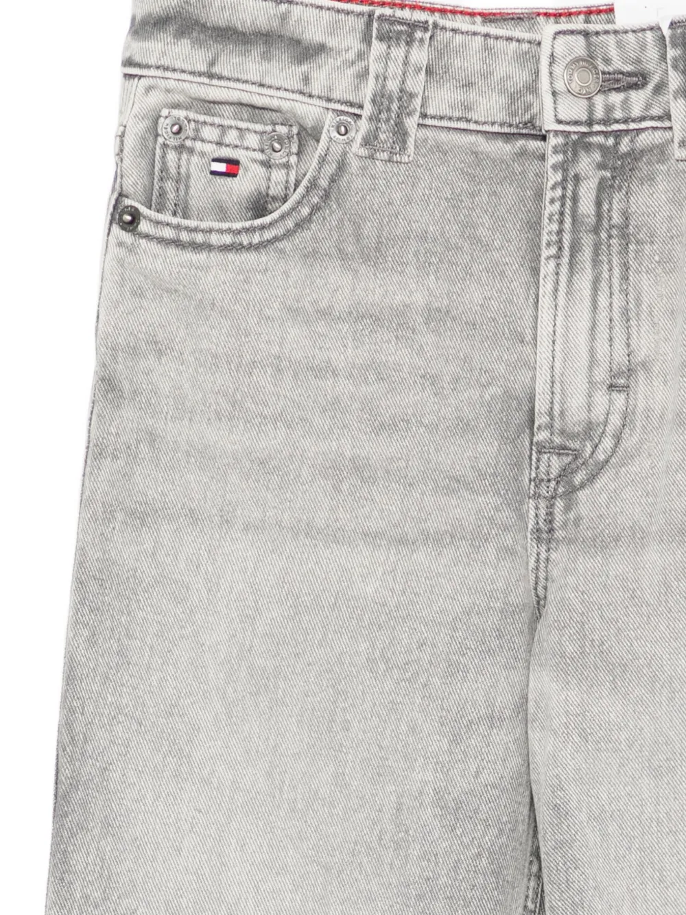 Tommy Hilfiger Junior Jeans met logopatch Grijs