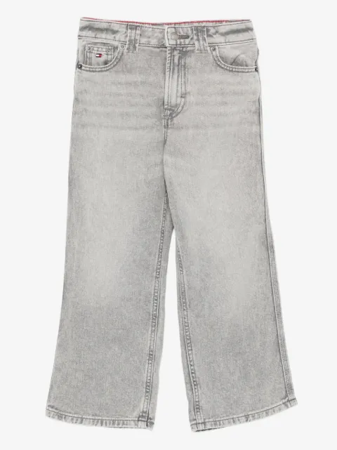 Tommy Hilfiger Junior logo-patch jeans 