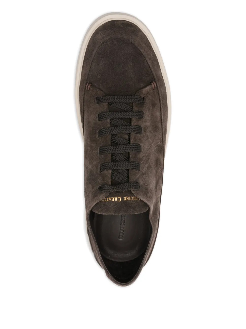 Officine Creative Release 001 suède sneakers Bruin