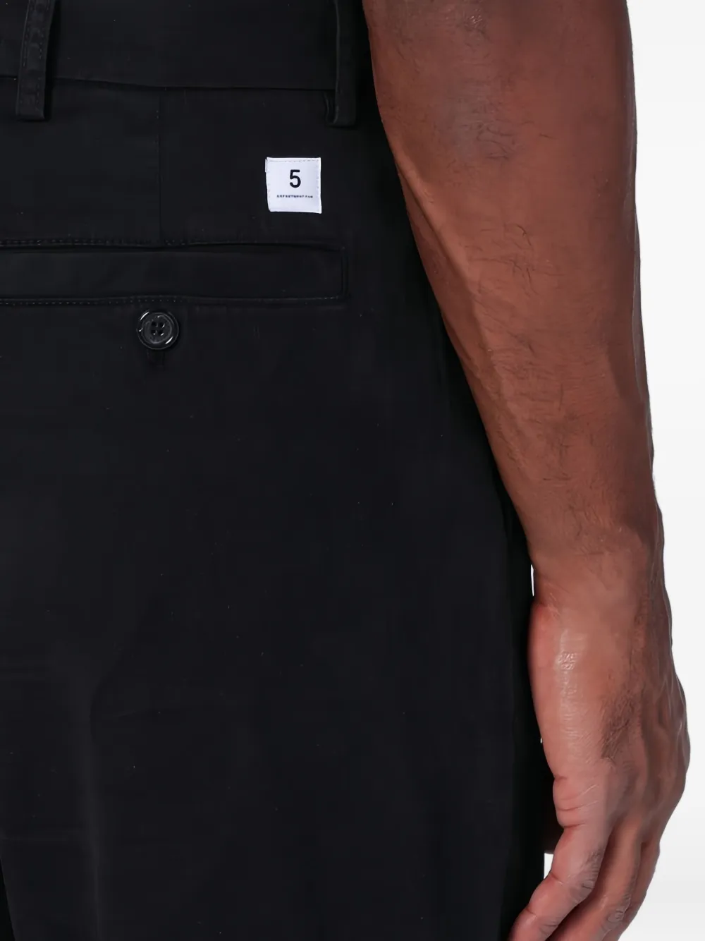 Department Five Department 5 Black Cotton Trousers In Black