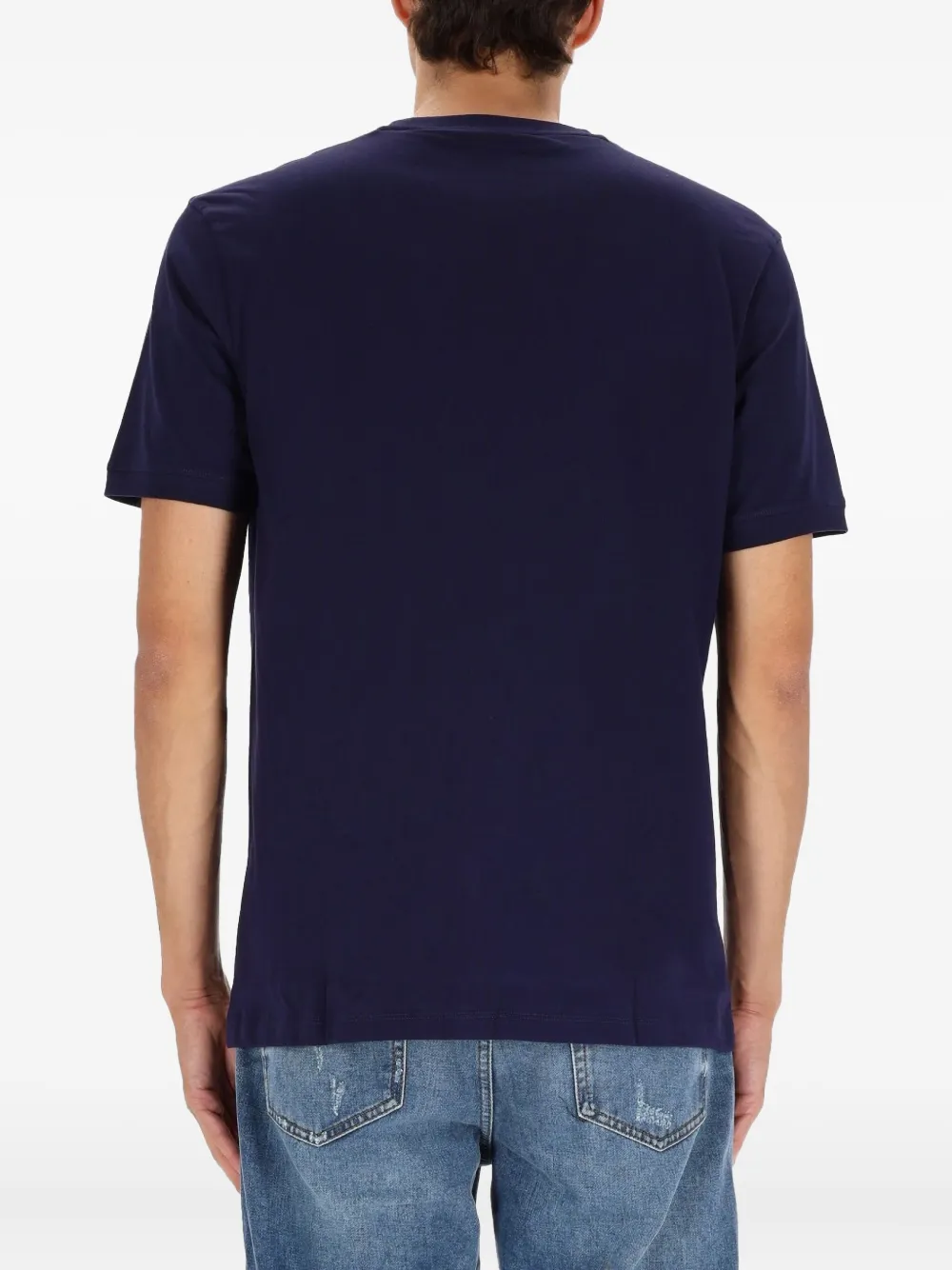 Hugo Boss Logo-patch T-shirt In Blue