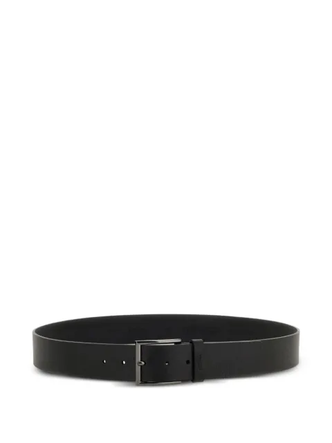 HUGO debossed-logo leather belt