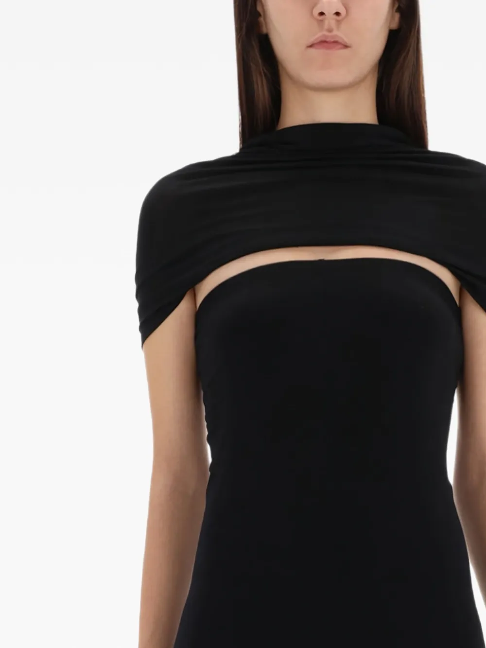 Helmut Lang cut-out maxi dress - Zwart