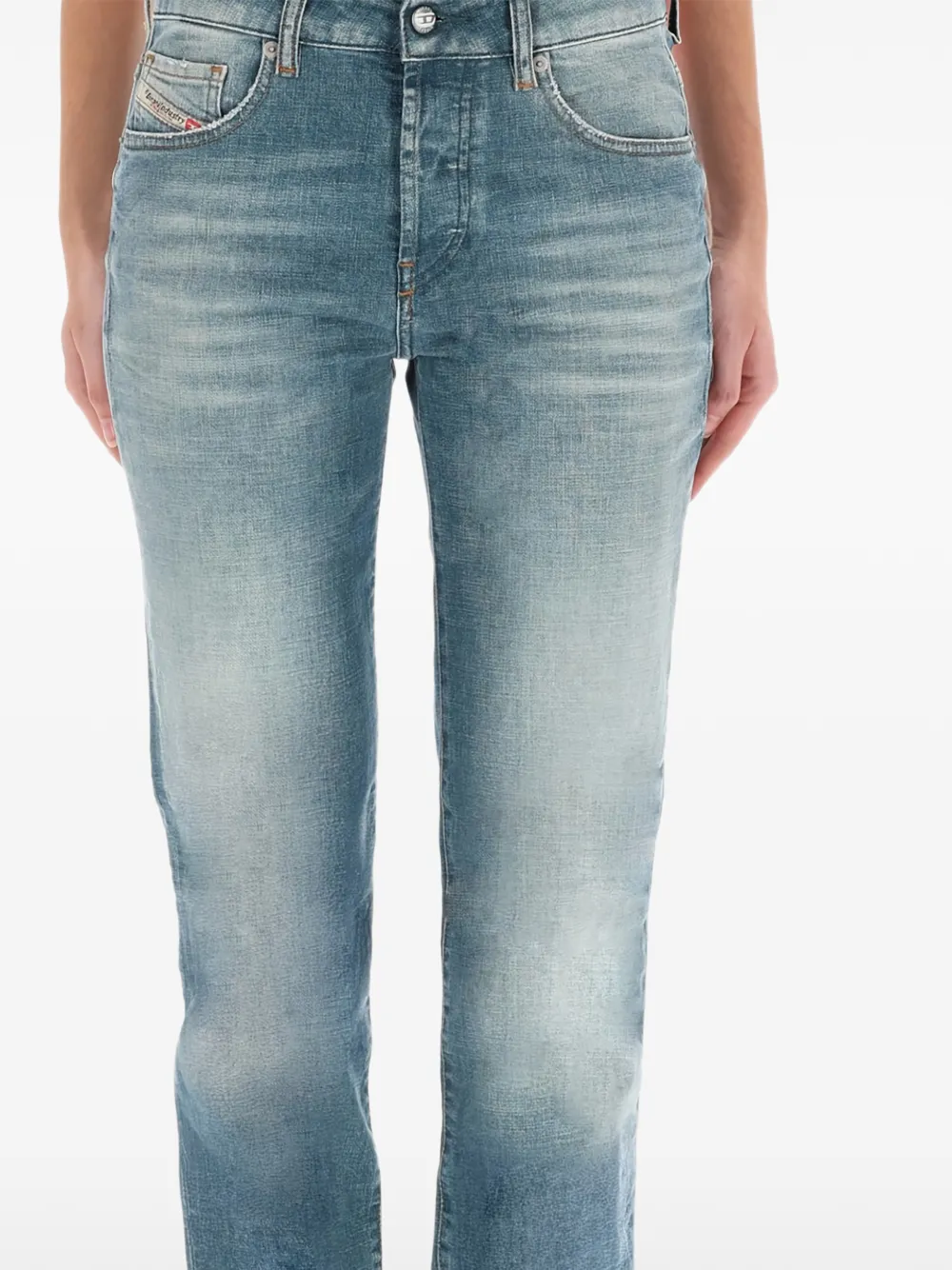  Diesel Vaqueros Con Efecto Lavado - Azul 