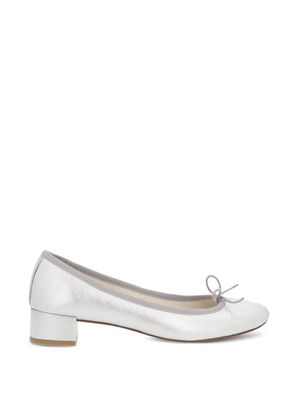Repetto Camille metallic ballet pumps - Argento