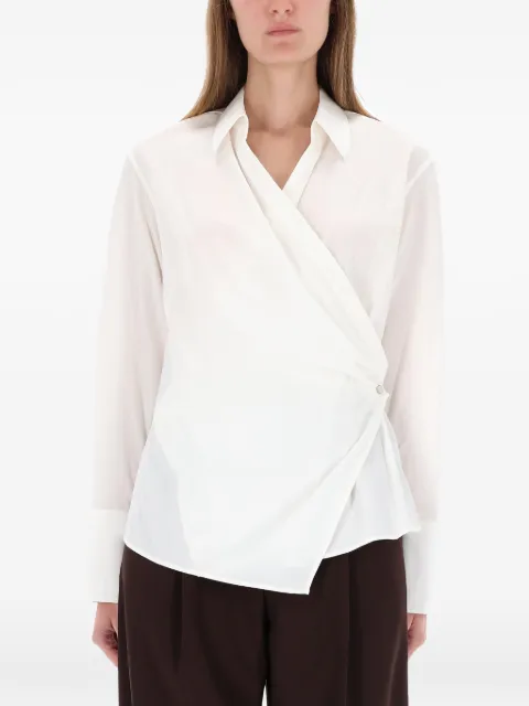 Helmut Lang wrap button shirt