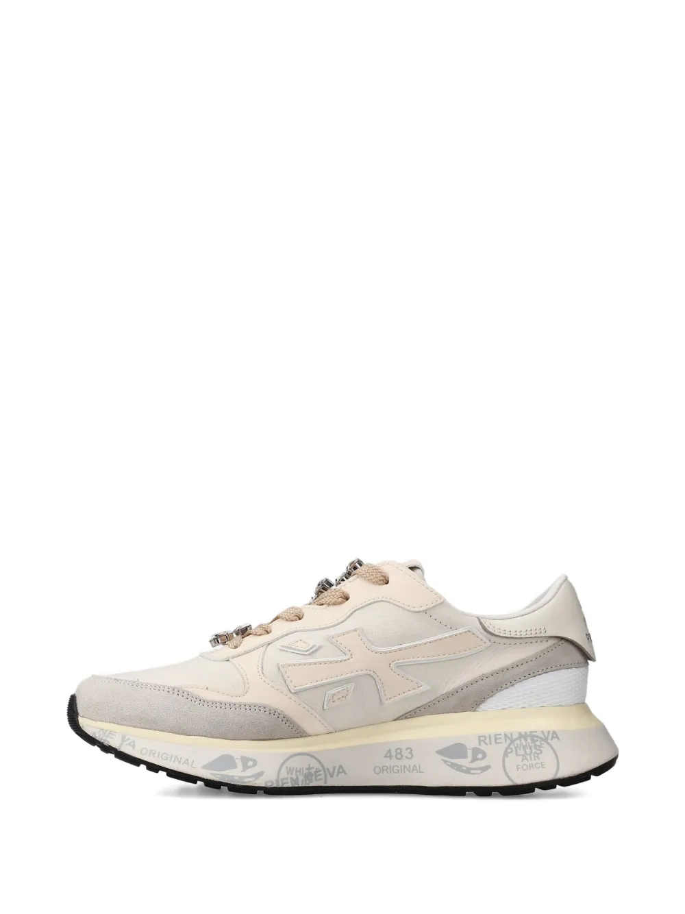 Premiata Lauryn 7788k leather sneakers Beige