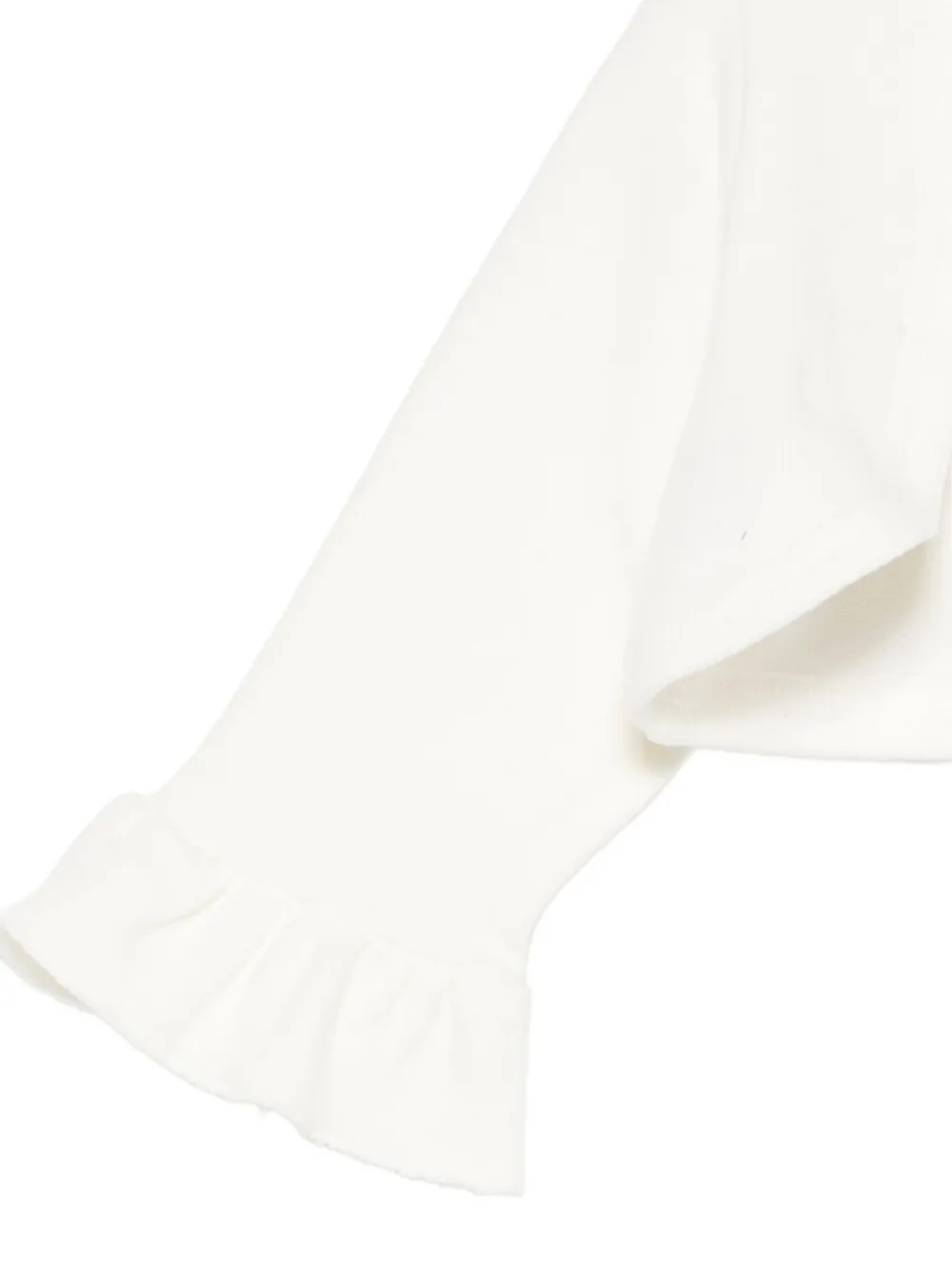 La Stupenderia Vest met ruchedetail Wit