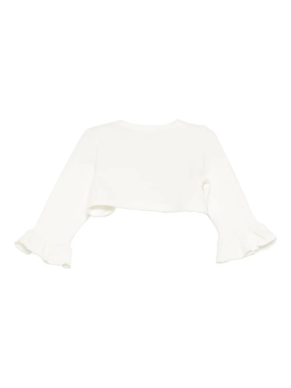 La Stupenderia Vest met ruchedetail Wit