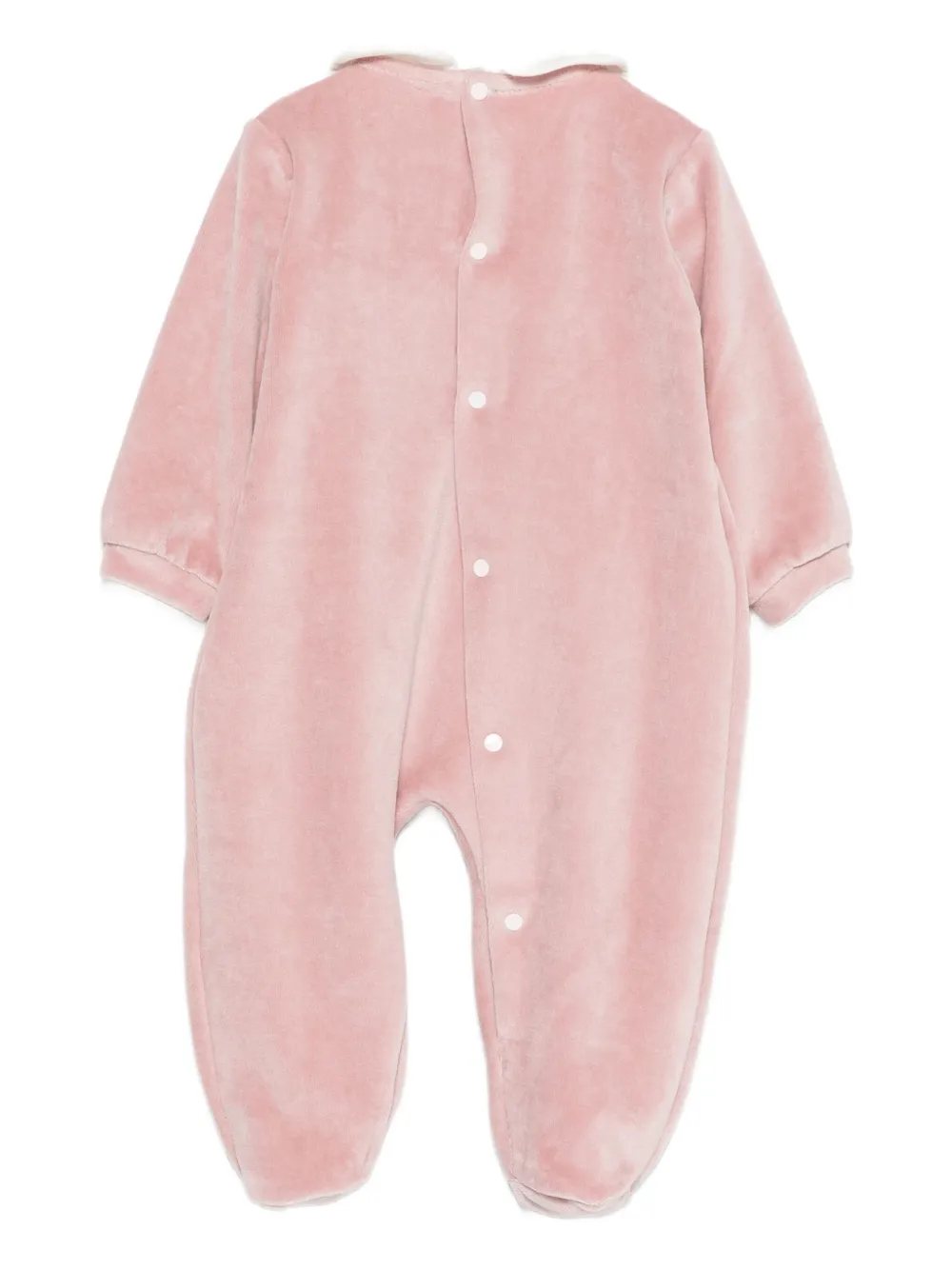 La Stupenderia Gesmockte romper met Peter Pan-kraag Roze