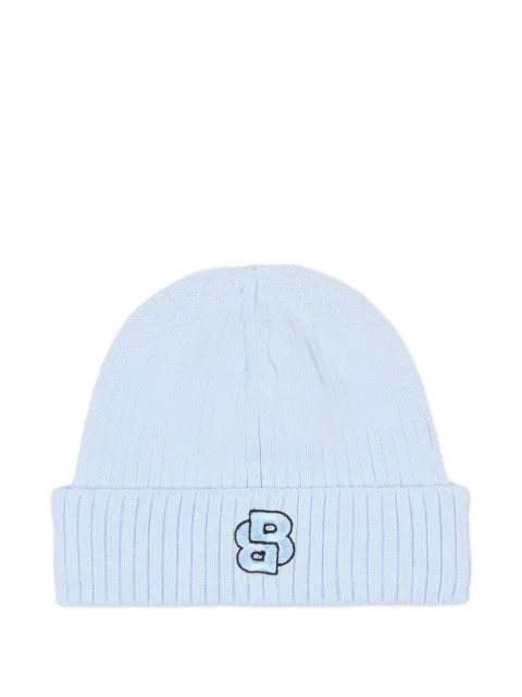BOSS Kidswear ribbed beanie hat