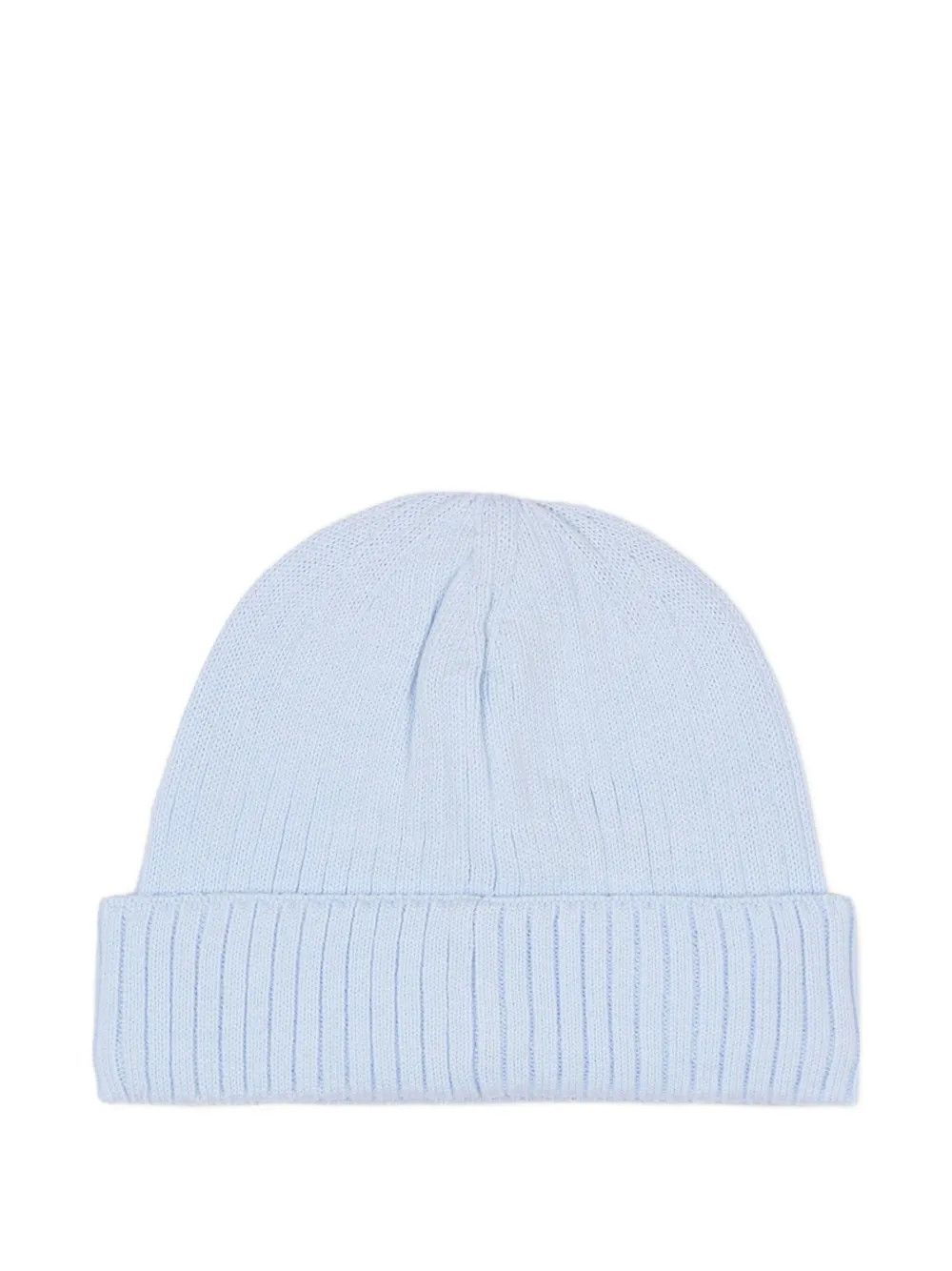 BOSS Kidswear ribbed beanie hat - Blauw