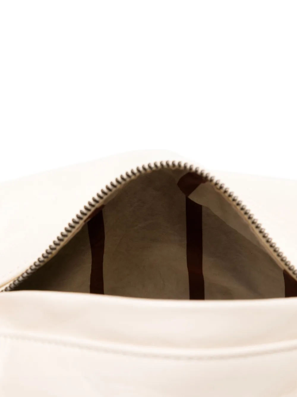 Uma Wang Leren schoudertas Beige