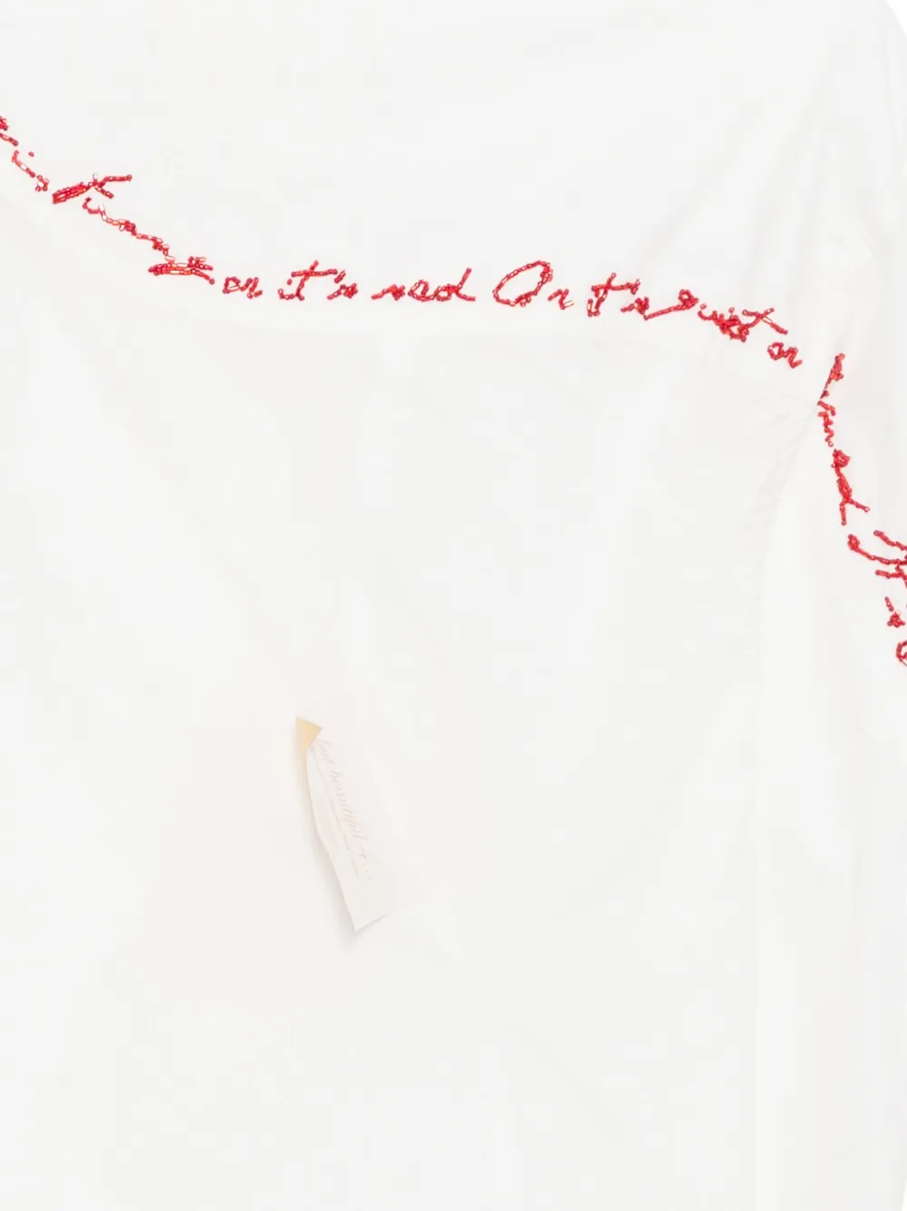 Undercover Katoenen blouse Wit