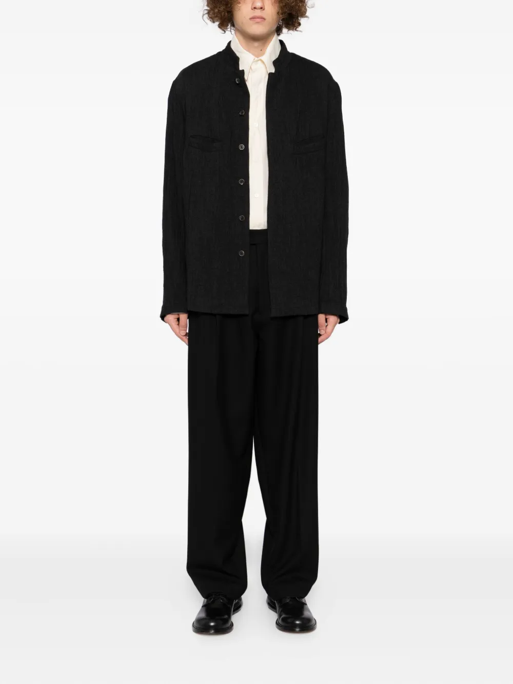 Forme D'expression stand-up-collar jacket | Shirt Jackets | Image 2