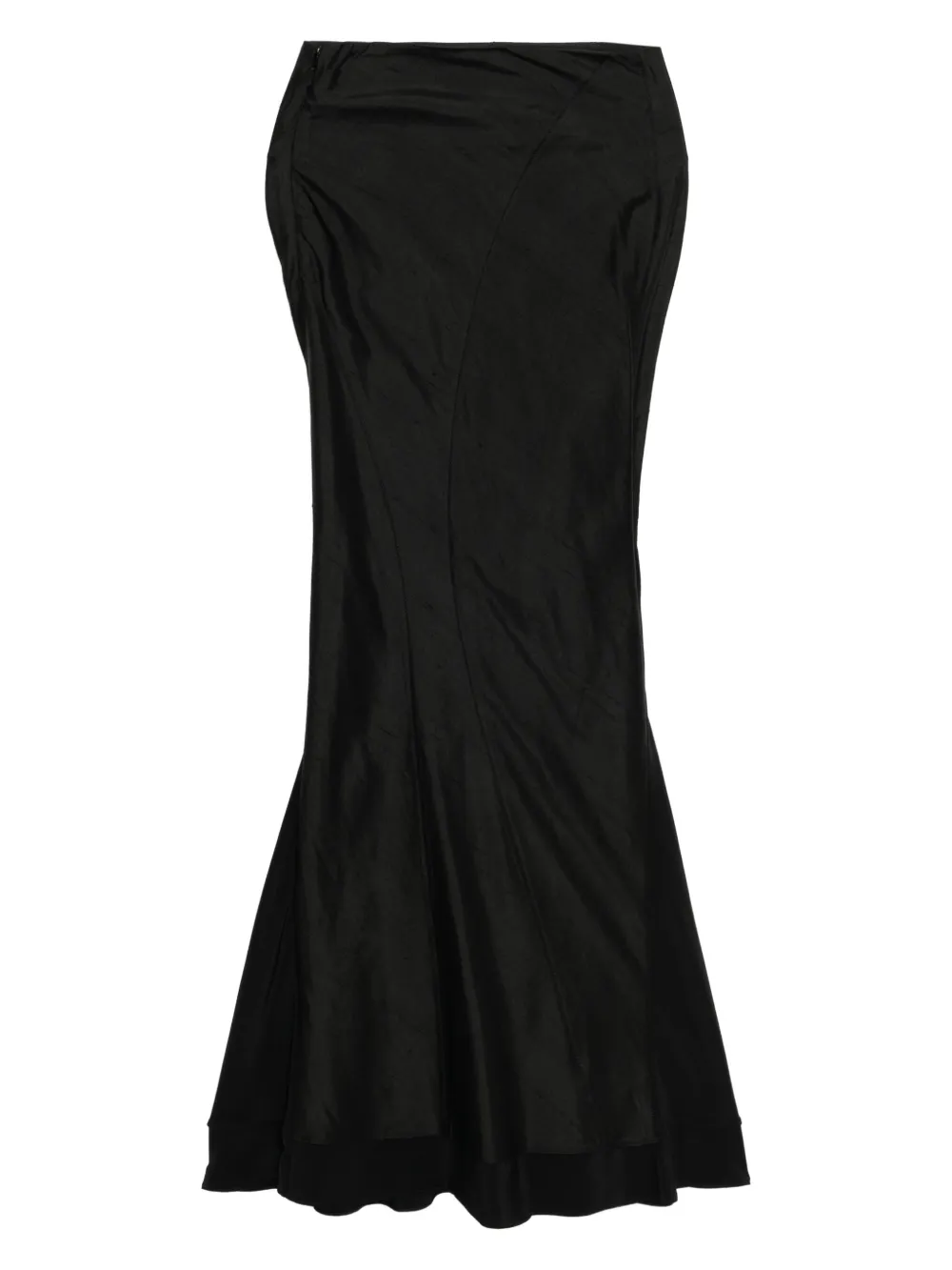 YEHUAFAN falda de seda | negro | Image 1