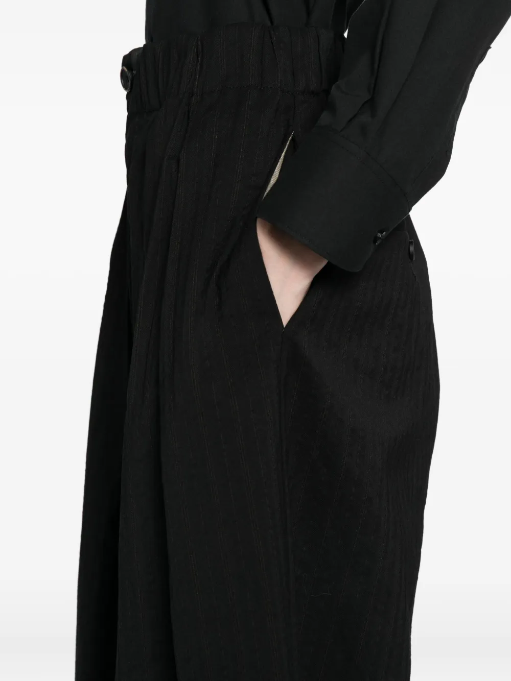 Uma Wang Poetic broek Zwart