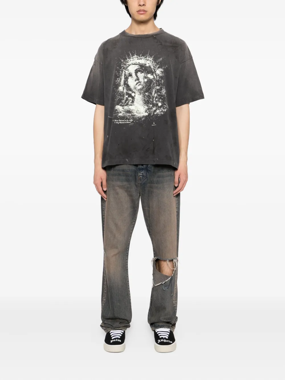 SAINT MXXXXXX playera con estampado gráfico | Playeras | Image 2