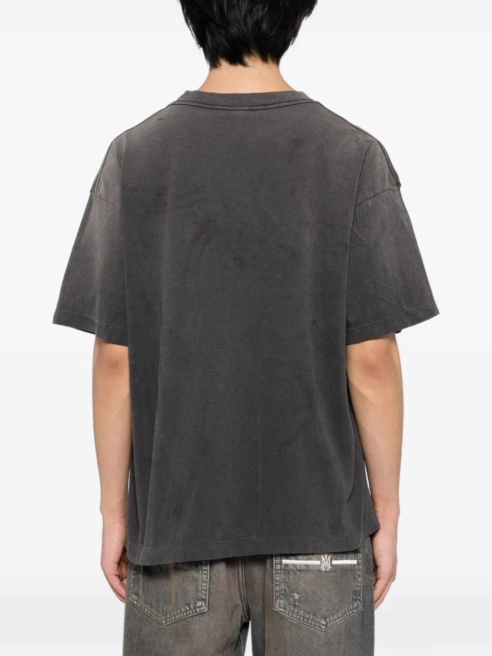 SAINT MXXXXXX T-shirt met grafische print Grijs