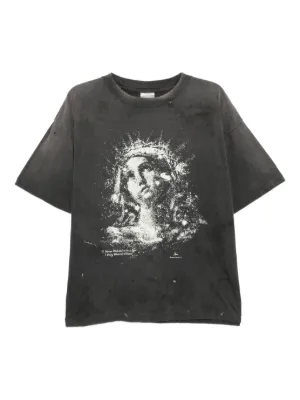 SAINT MXXXXXX x Neighborhood Cotton T-shirt | Black | FARFETCH