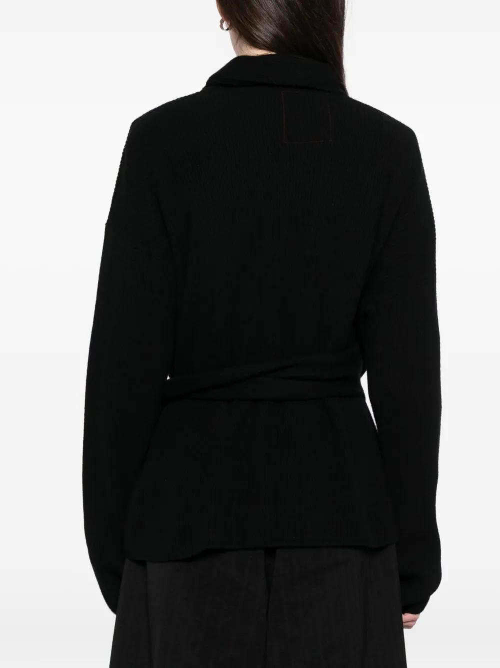 Uma Wang Wrapped Cardigan In Black