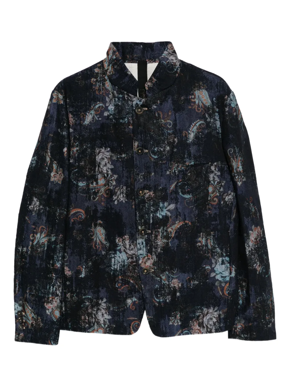 Forme D'expression graphic-print jacket | Blue | Image 1